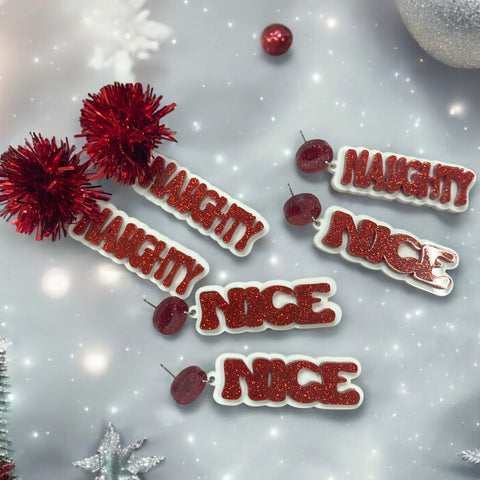 Naughty or Nice Dangles