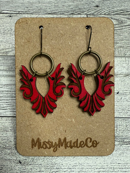 Tattoo Winged Vintage Dangles