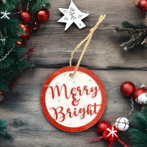 Merry & Bright Vintage Ornament