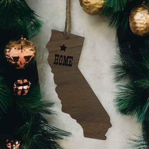 California Home Ornament