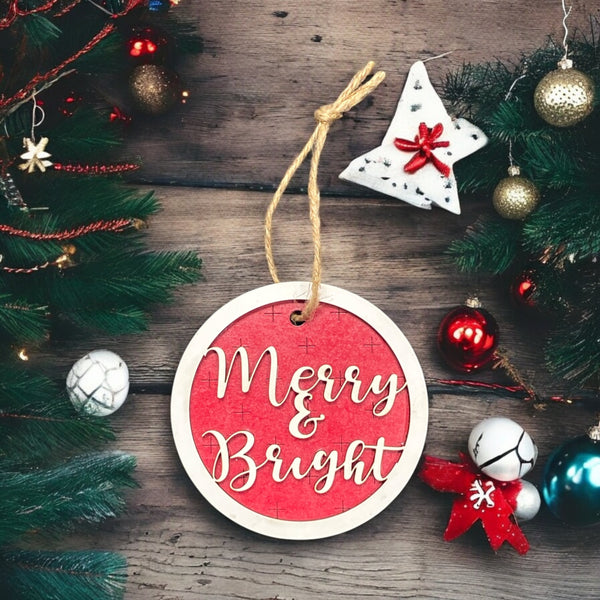 Merry & Bright Vintage Ornament