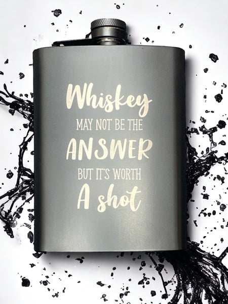 Black Flask 8oz