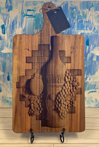 3D Wine Charcuterie Board